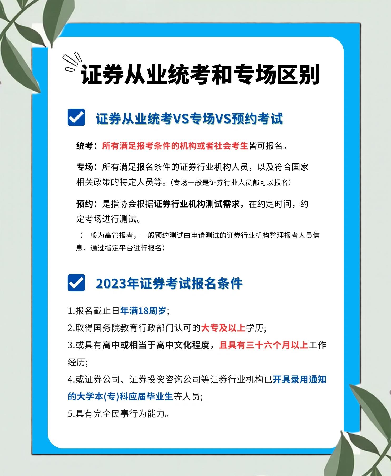 证券从业的考试科目(证券从业考试科目顺序)